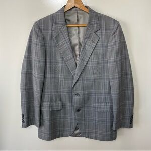 Stanley Blacker Men's VTG Gray Glen Check Blazer